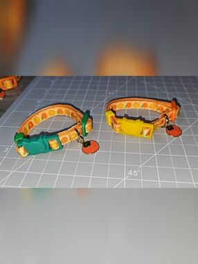 Orange Themed Cat Collars